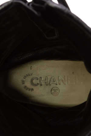 Chanel Quilted Biker Boots - Size 39