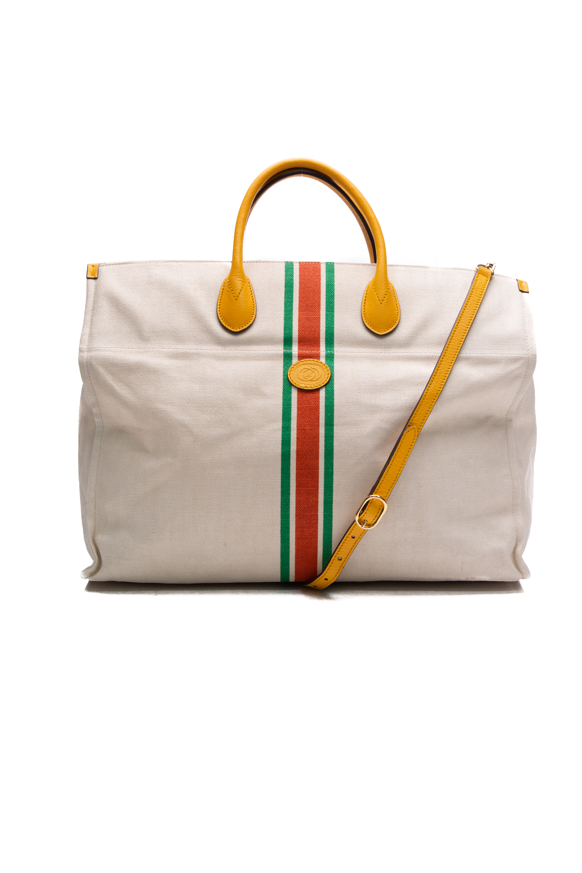 Gucci Rajah Large Canvas Tote Bag