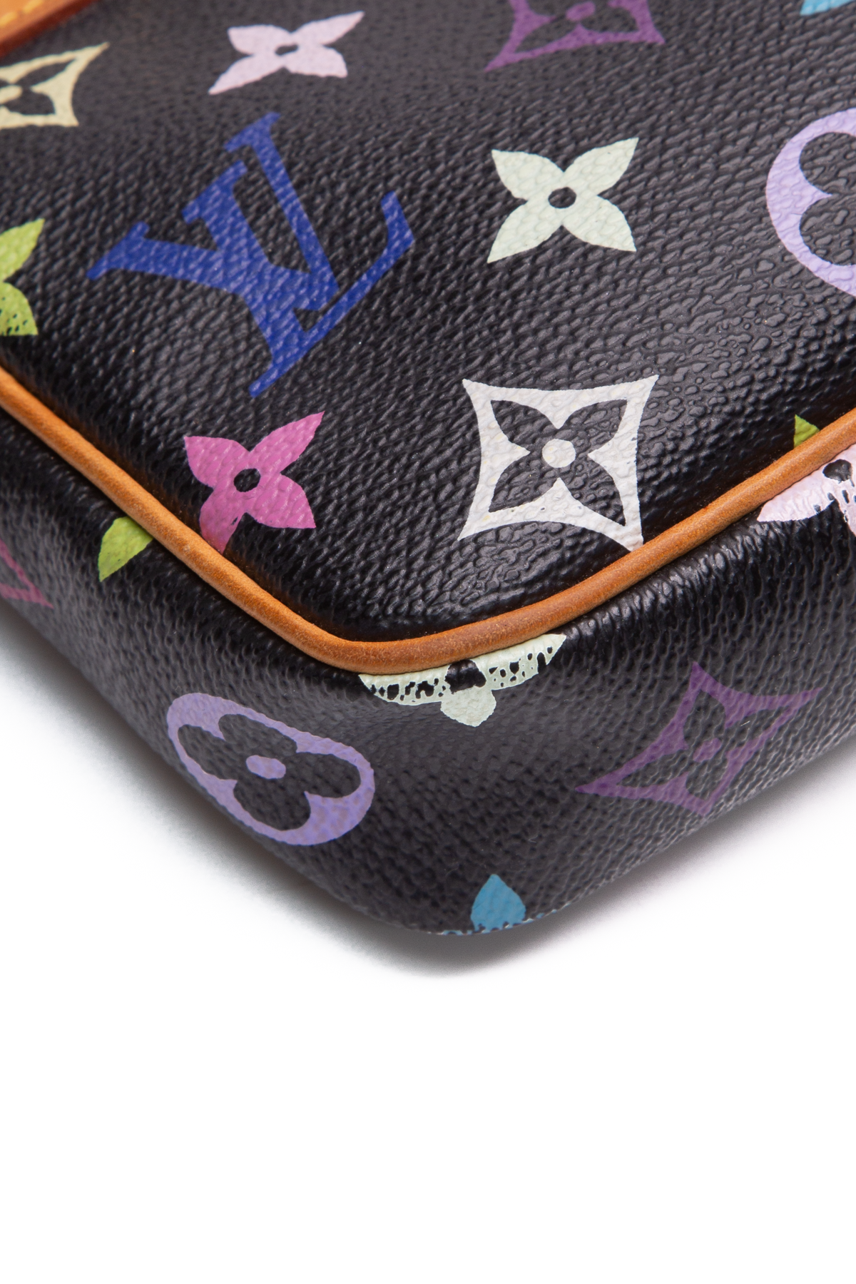 Louis Vuitton Black Monogram Multicolore Accessories Pochette Bag