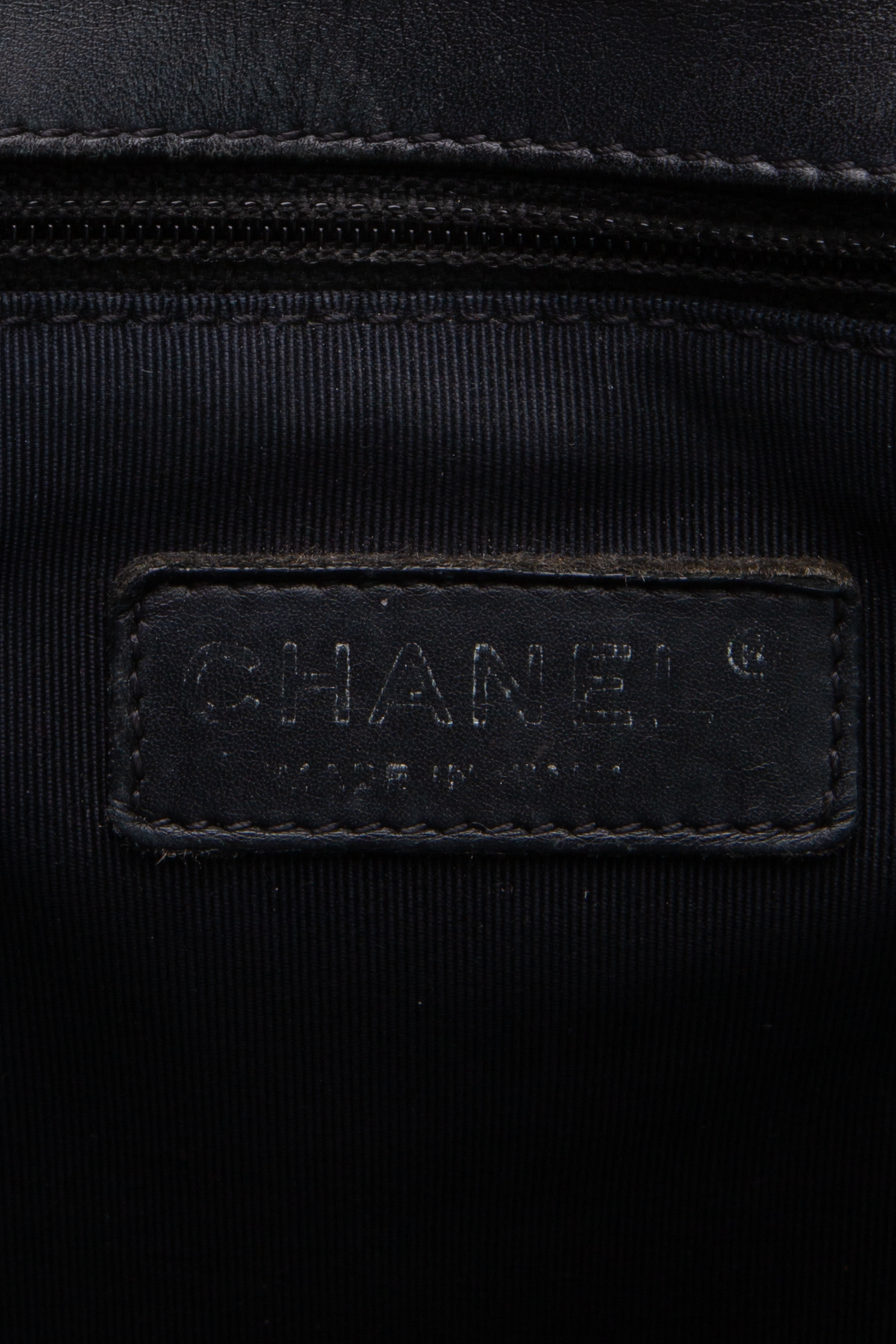 Chanel Large Boy Zip Pouch