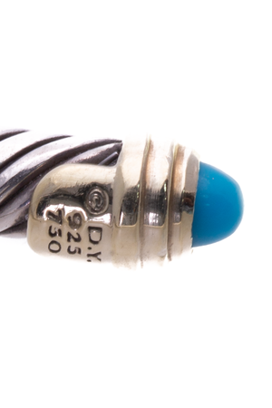 David Yurman Turquoise Cable Classics Bracelet