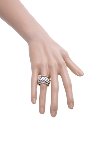 David Yurman Sculpted Cable Ring - Size 6