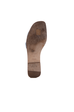 Hermes Denim Oran Sandals - Size 42