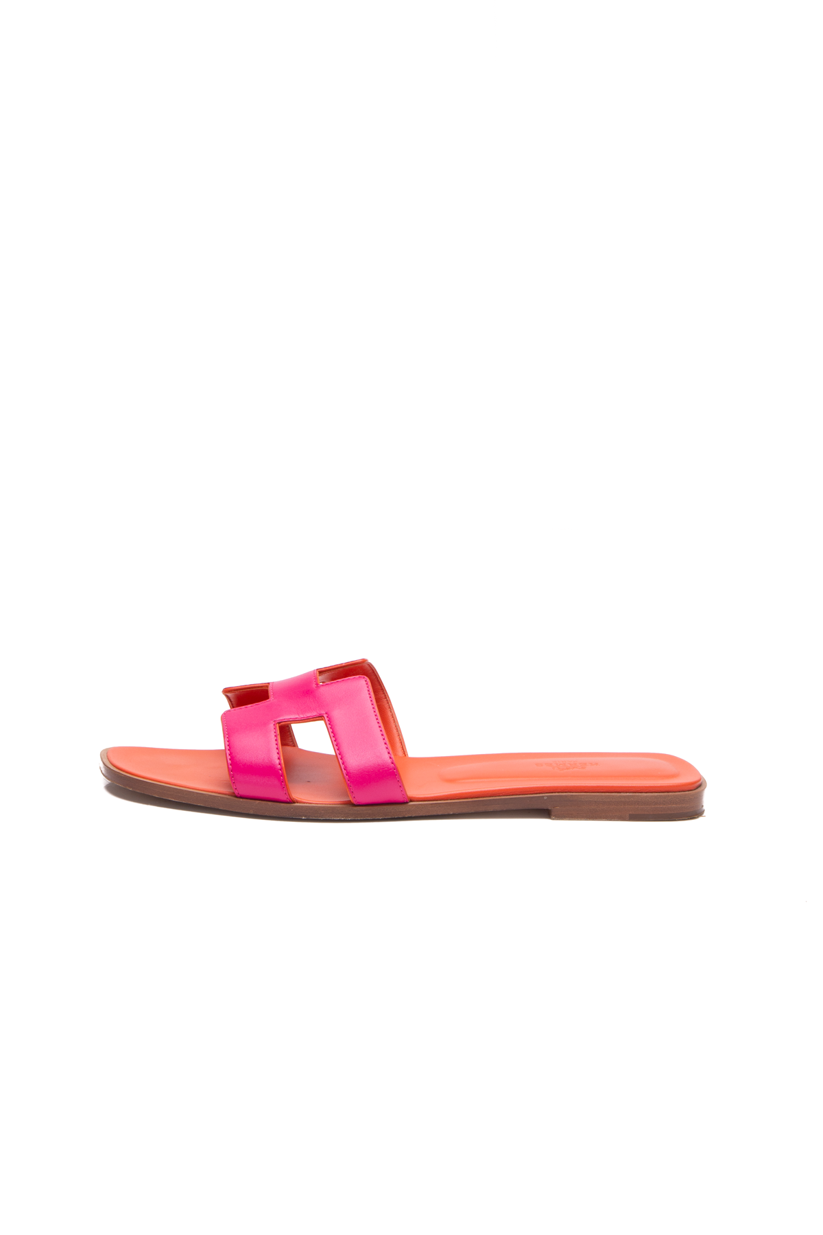 Hermes oran 2025 sandals pink