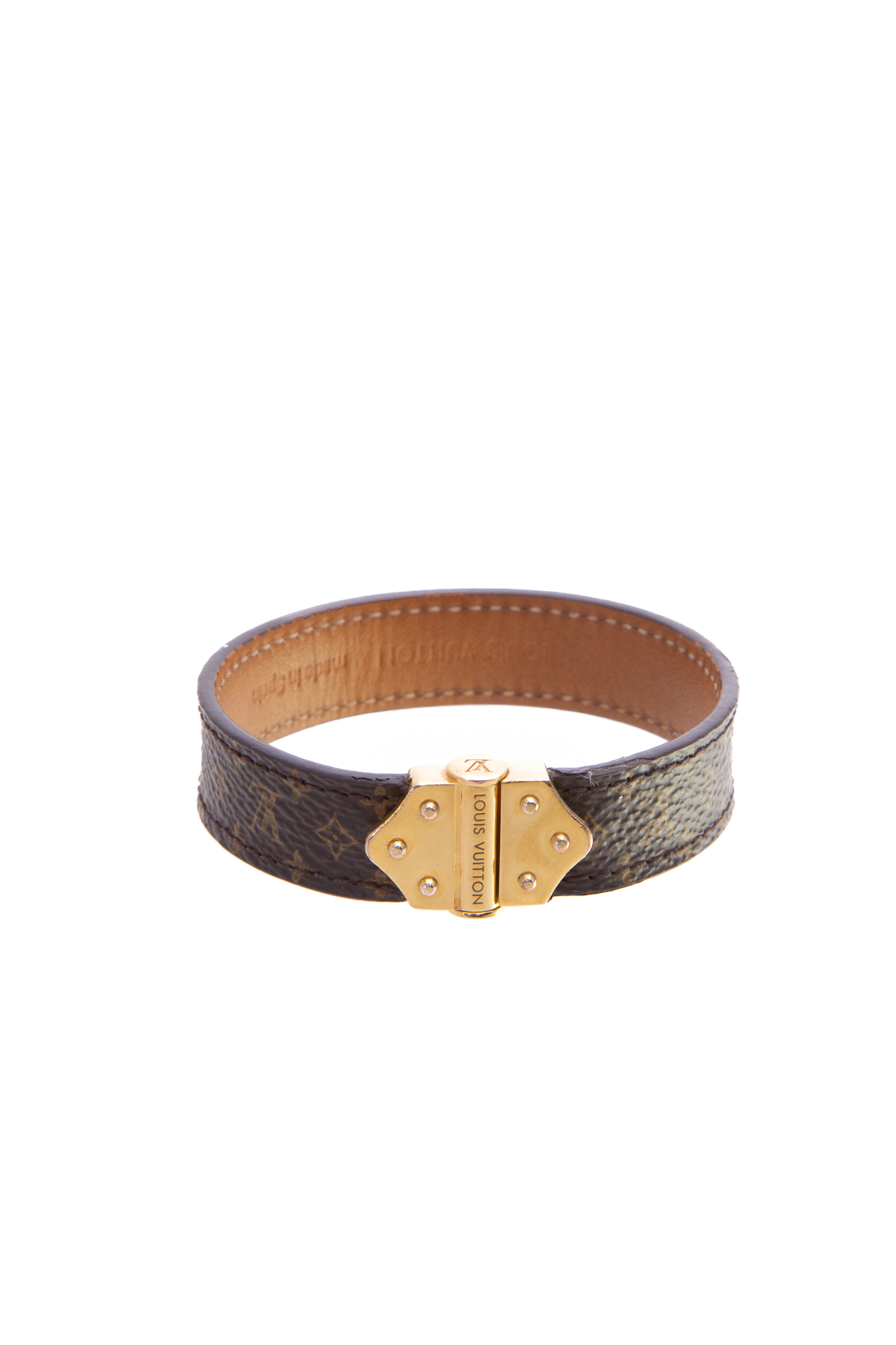 Louis Vuitton Nano Monogram Bracelet in Brown