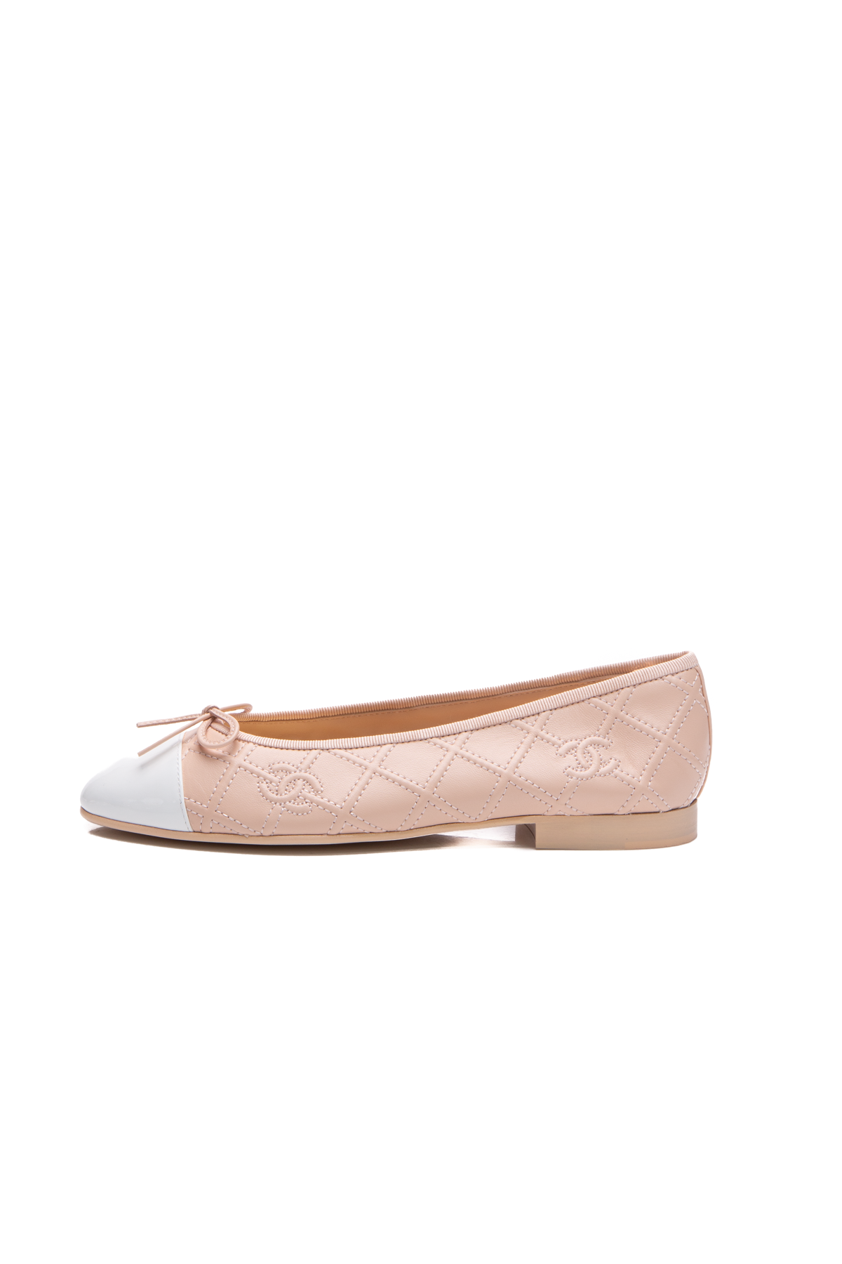 Chanel Cap Toe Ballet Flats - Size 37.5