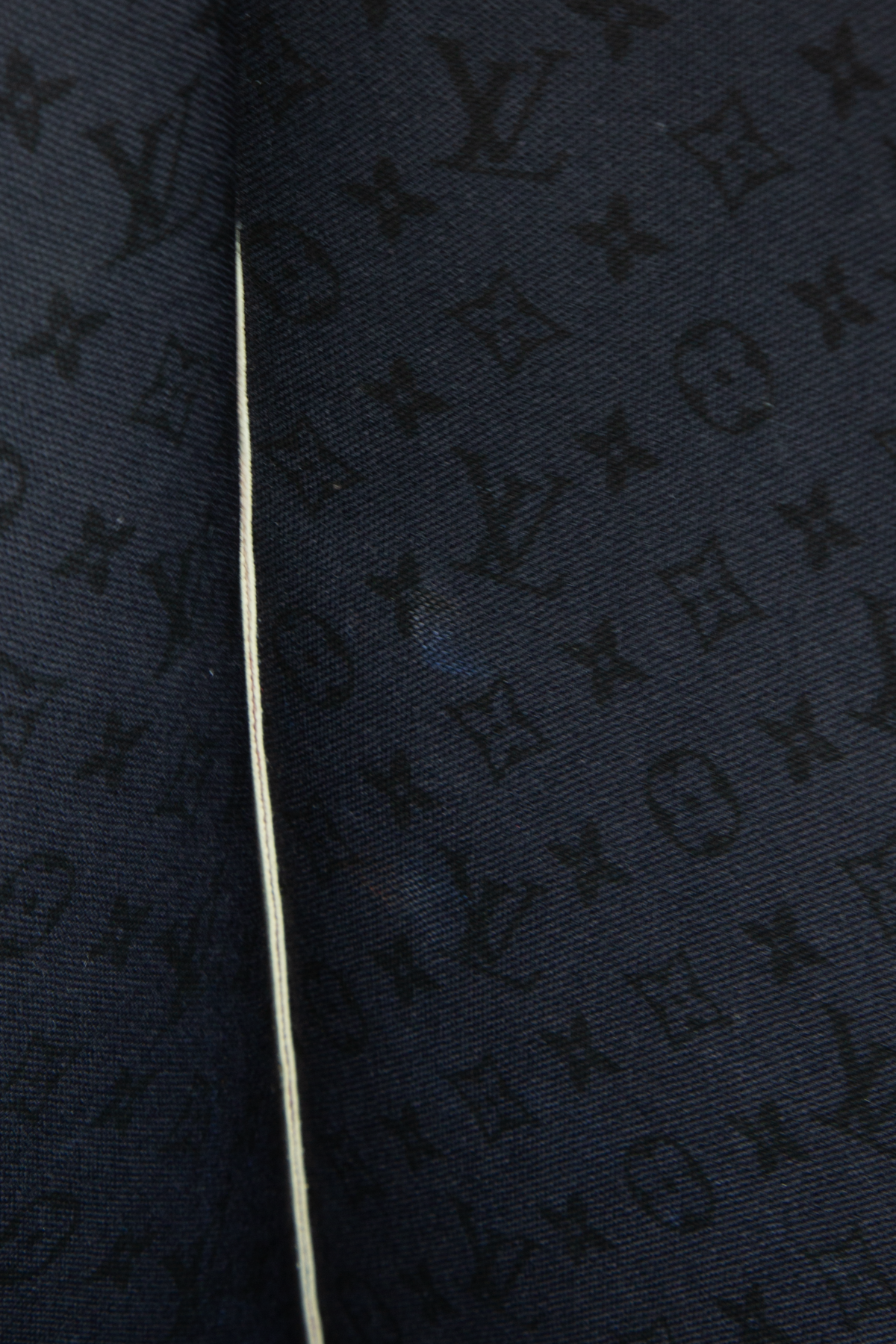 Louis Vuitton My Monogram Eclipse Scarf Grey Wool