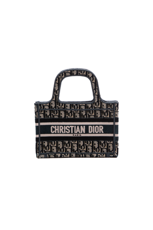 Christian Dior Mini Velvet Book Tote Bag 