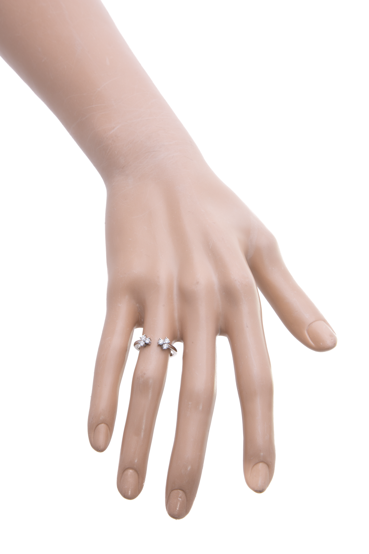 Tiffany & Co. Diamond Aria Open Ring - Size 5