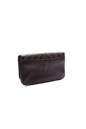 CC Chevron Subtle Clutch Bag