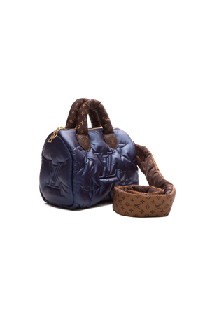 Louis Vuitton Blue/Brn Econyl Pillow Speedy Bag