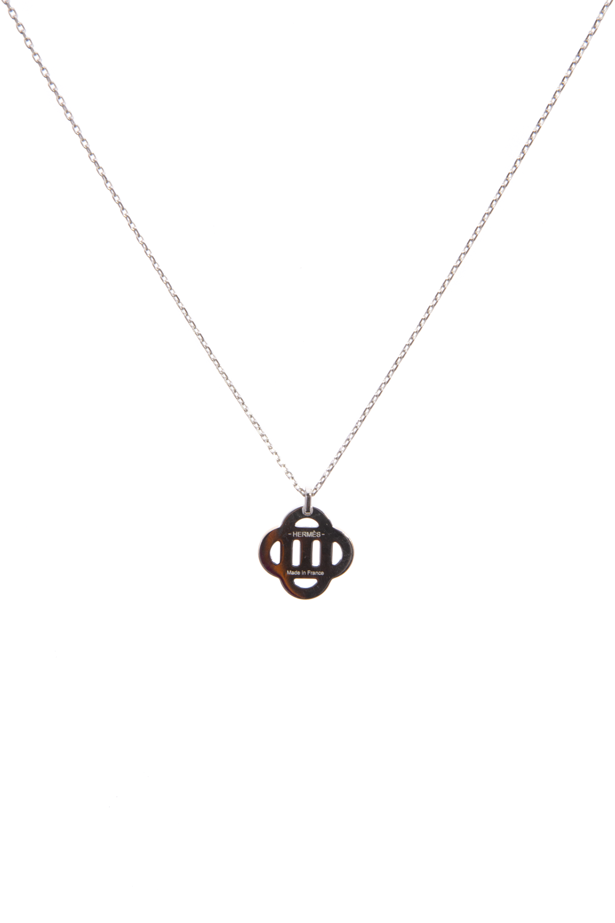 Hermes Slvr/Gld Isatis Necklace