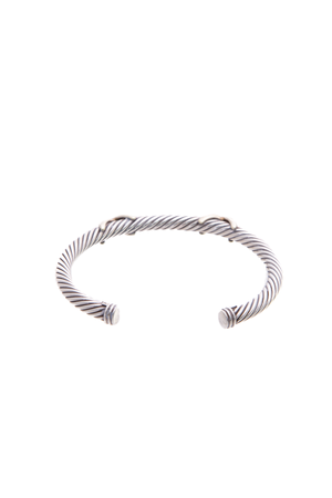David Yurman Slvr/Gld XX Cable Bracelet