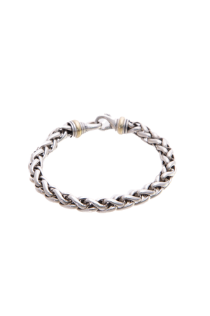 David Yurman Silver Wheaton Chain Bracelet
