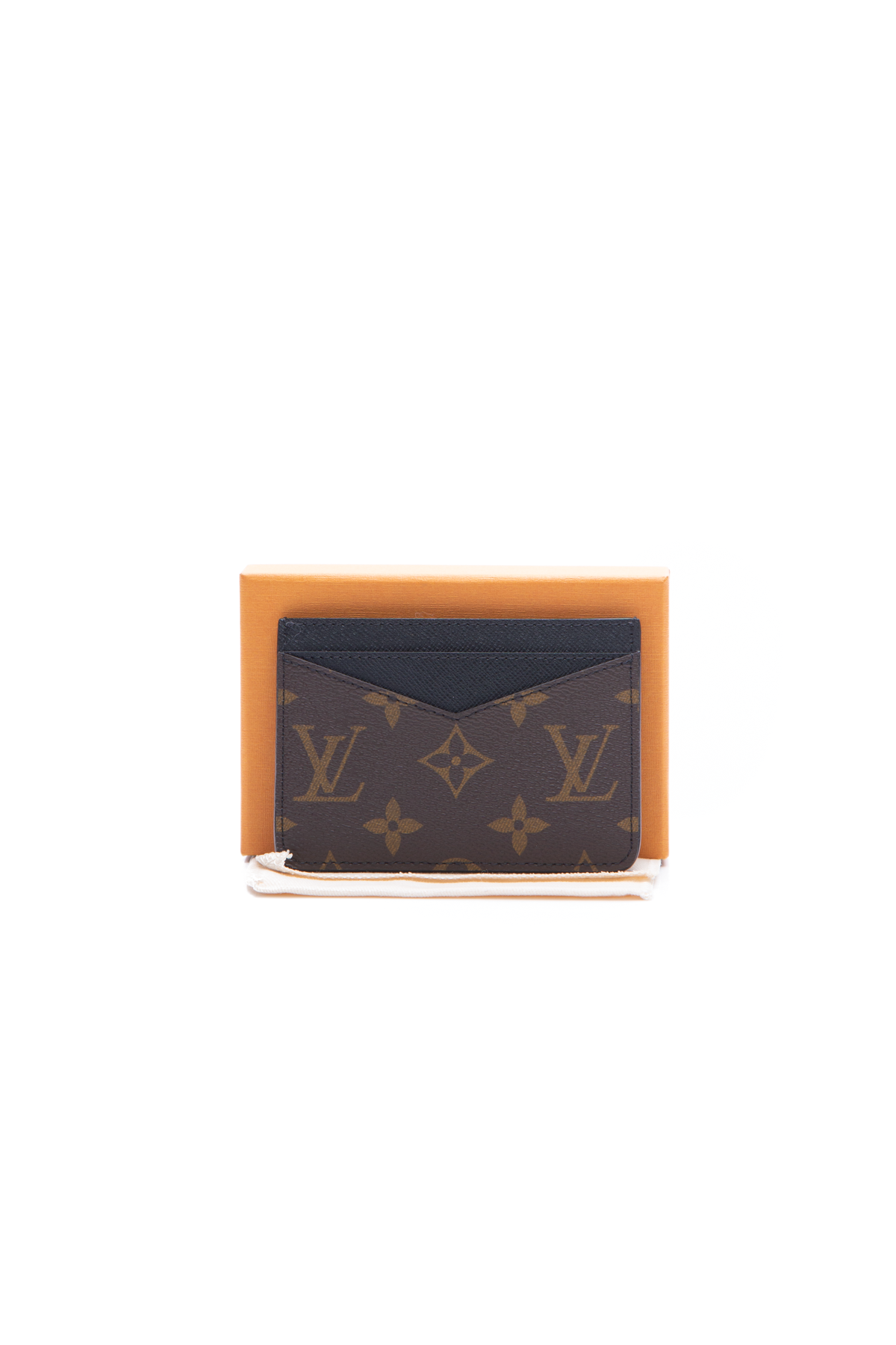 Louis Vuitton Card Holder in Monogram Reverse VS Neo Card Holder in  Monogram Macassar Canvas 