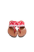 Louis Vuitton Red/Pnk Escale T Strap Sandals- Size 38