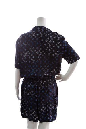 Louis Vuitton Mahina Short-Sleeved Playsuit - Size 38