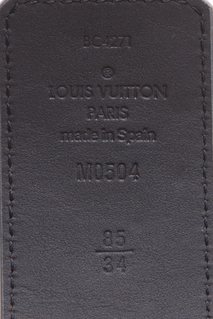 Louis Vuitton Reversible Glitter Pyramide Belt - Size 34