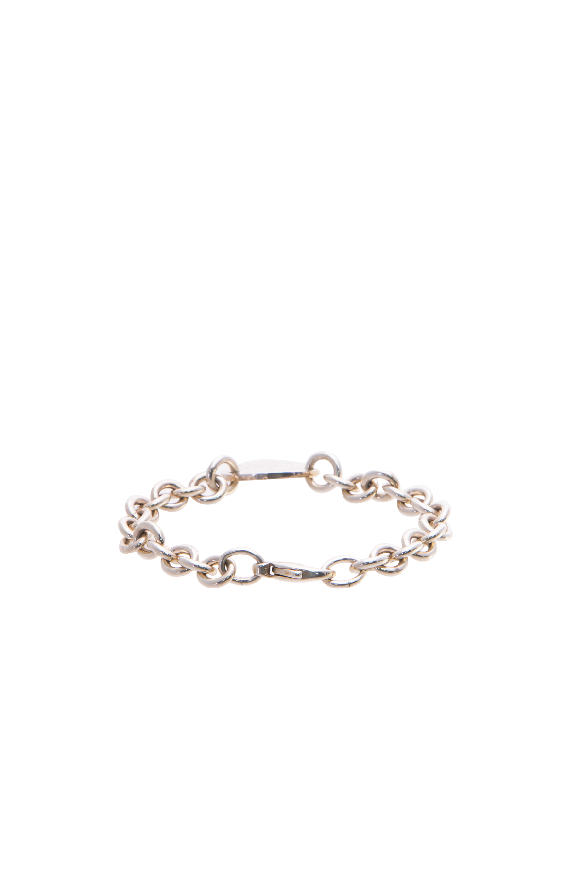 Tiffany and co oval 2025 tag bracelet