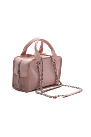 Chanel Pink Deauville Bowling Bag