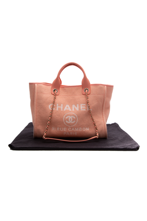 Chanel Orange Deauville Tote