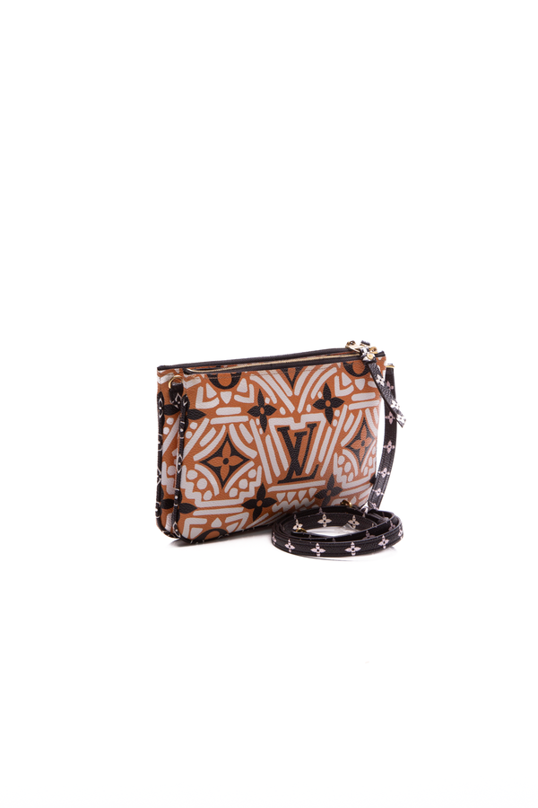 Louis Vuitton, Bags, Lv Crafty Double Zip Pochette Receipt Duster Box