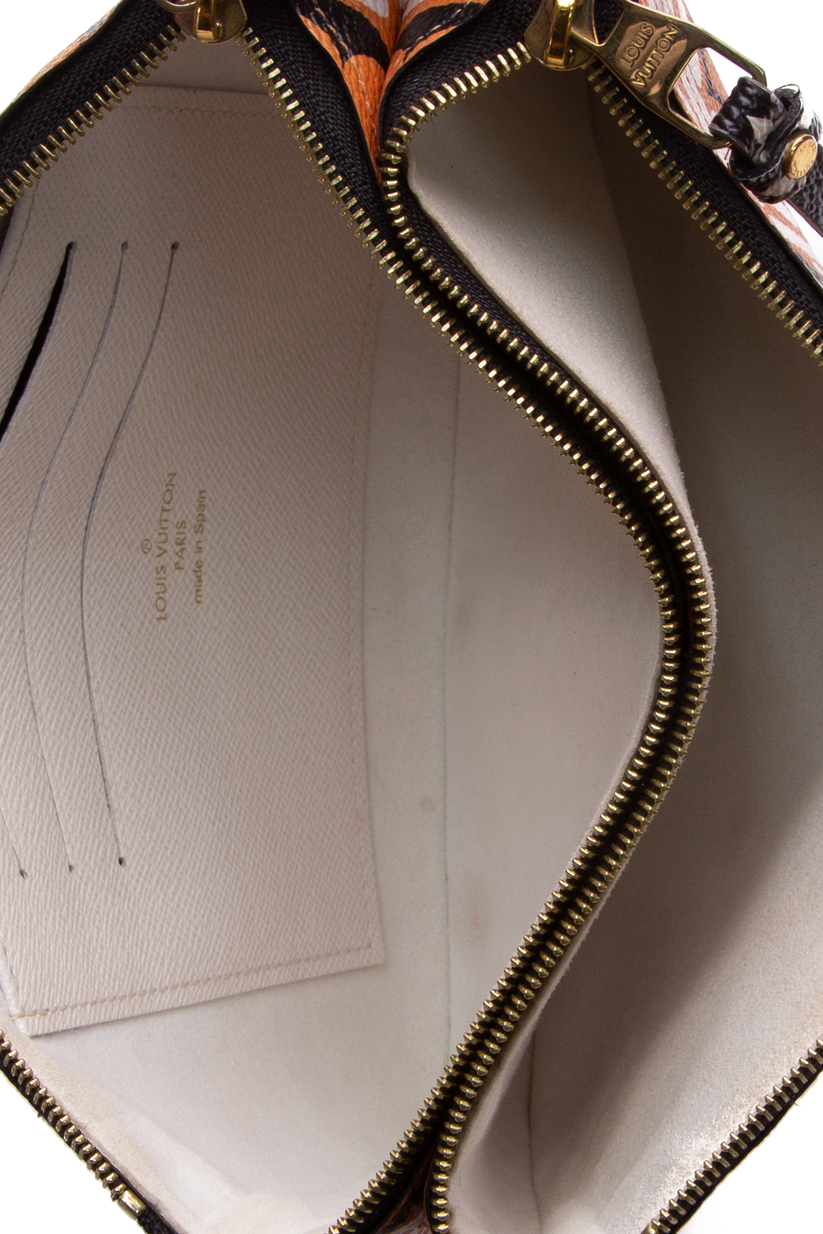 Authentic Louis Vuitton Crafty double zip Pochette