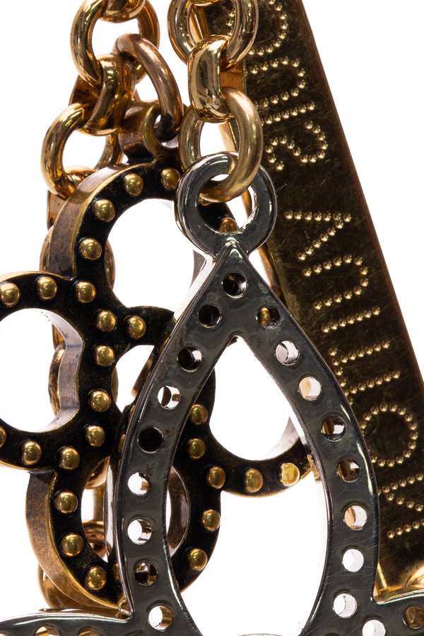 Louis Vuitton Gold & Silver Metal Tapage Bag Charm QJJ2A817DB001
