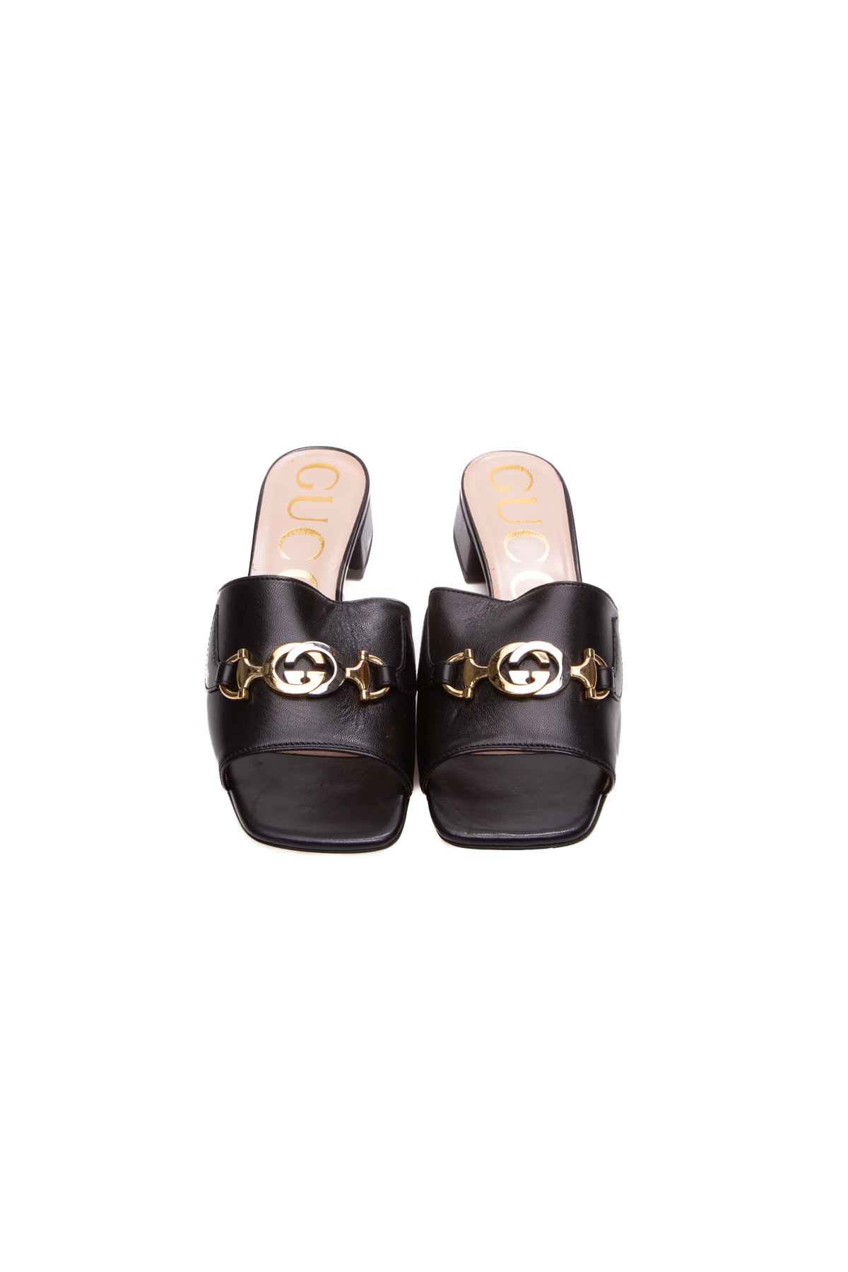 Gucci Black Zumi Slide Sandals - Size 35.5