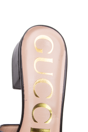 Gucci Black Zumi Slide Sandals- Size 35.5