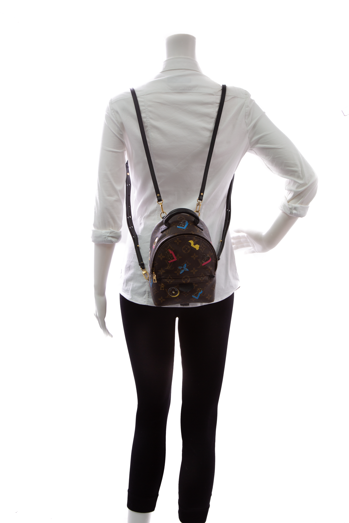 black mini louis vuitton backpack
