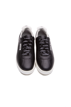 Chanel CC Low-Top Logo Sneakers - Size 40