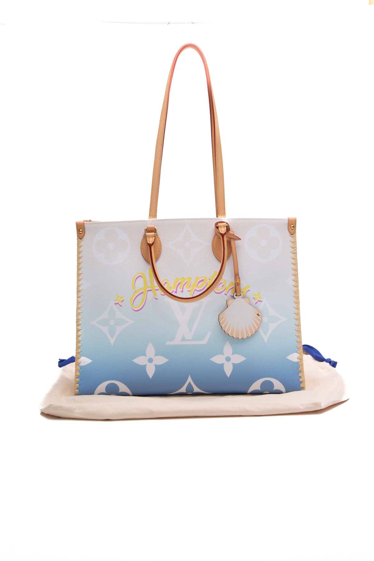 Louis Vuitton By the Pool Onthego GM Blue Giant Monogram Canvas