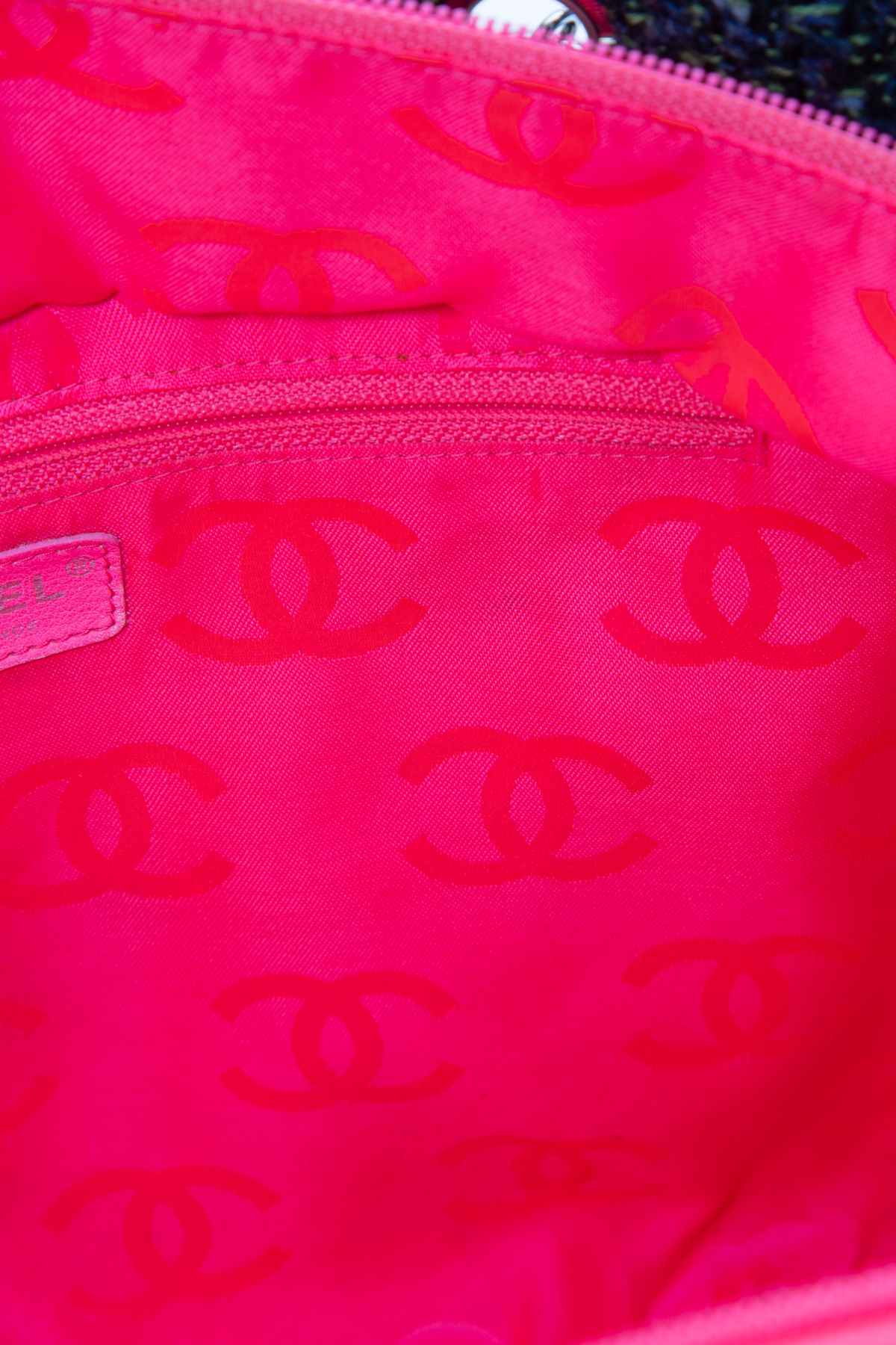 Chanel Tweed Cambon Tote Multi-Color
