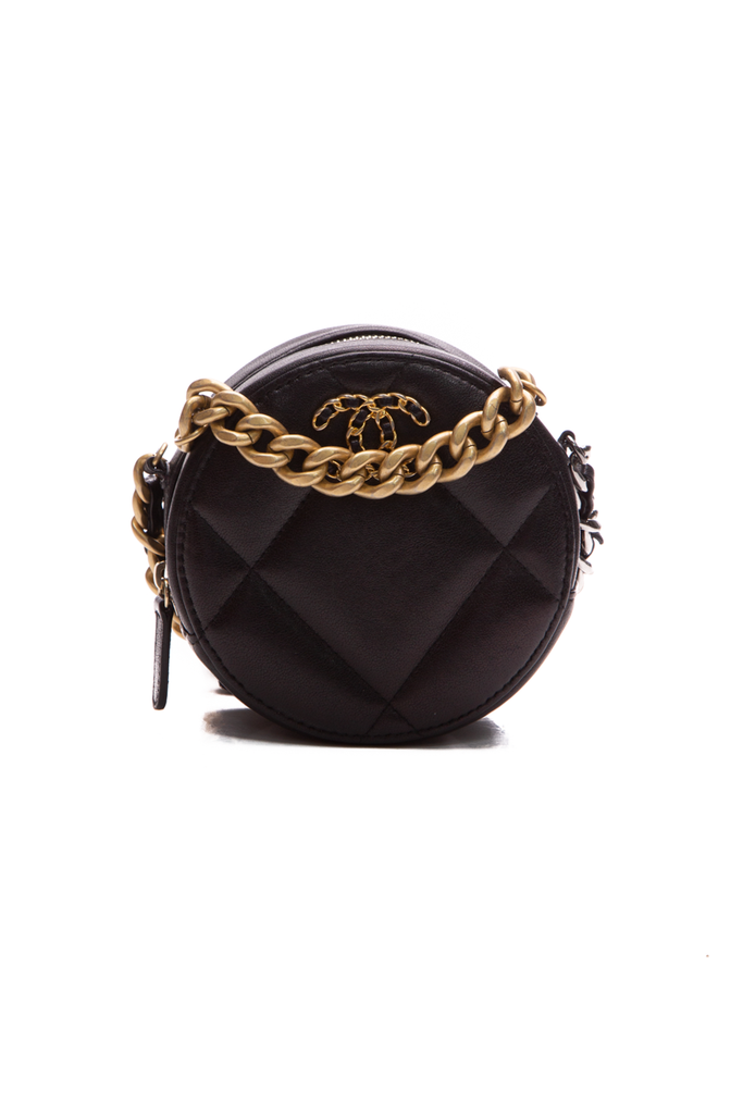 CHANELN゜19 Chanel Chanel 19 Round Mini Chain Bag - Couture USA