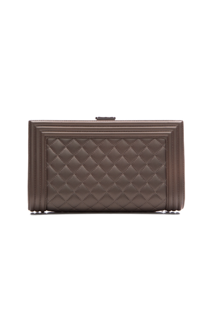 Chanel Quilted Boy Frame Clutch