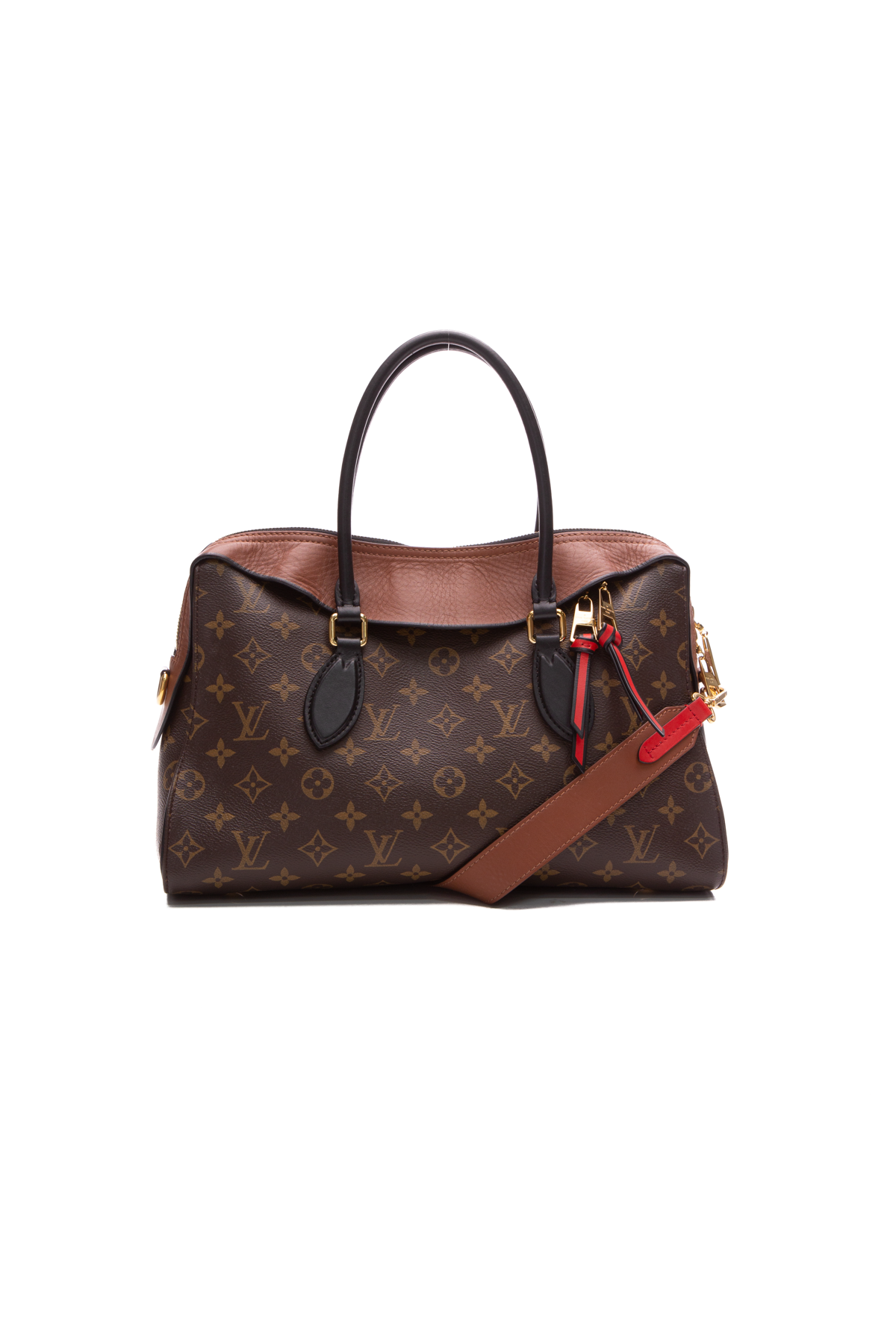 Louis Vuitton Tuileries Monogram Canvas Leather Shoulder Bag