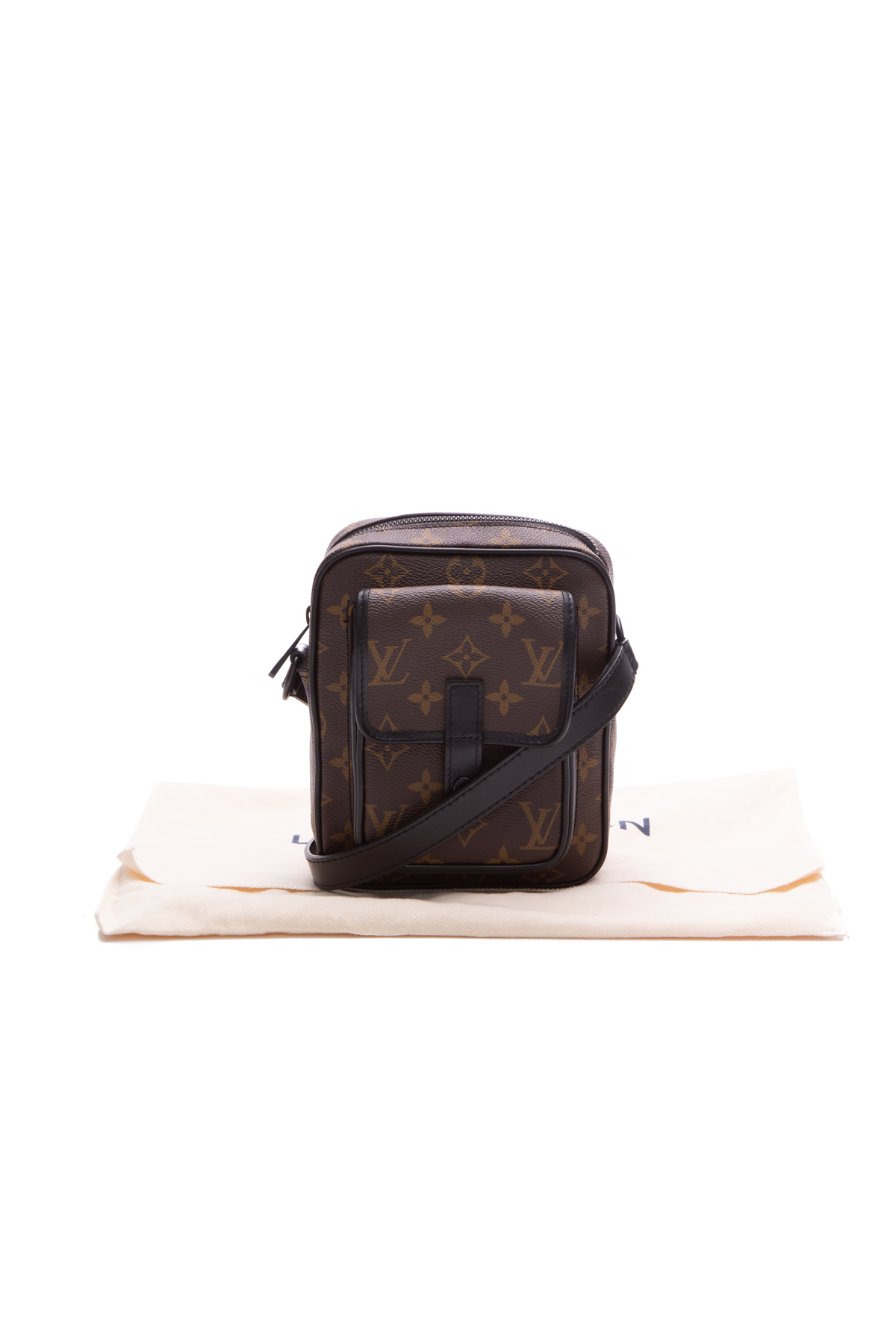 Louis Vuitton, Bags, Louis Vuitton Christopher Wearable Wallet In  Monogram Macassar Authentic