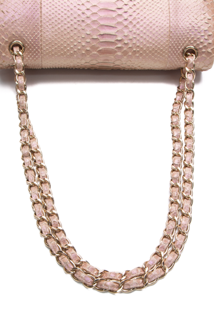 Chanel Iridescent Python Jumbo Double Flap Bag
