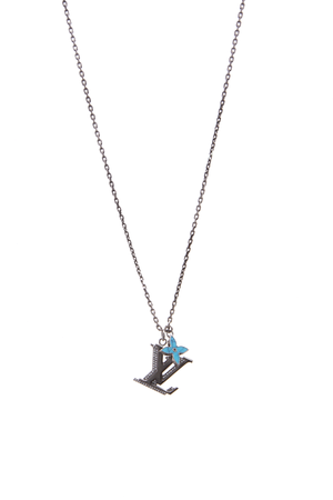 Louis Vuitton Gunmetal Initiales Necklace