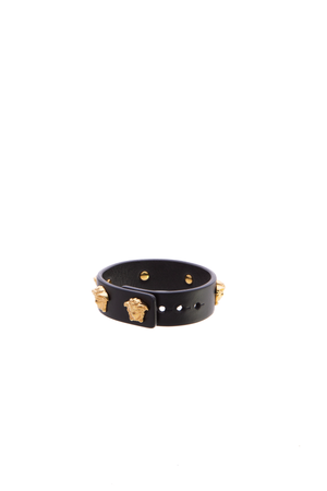 Versace Medusa Leather Bracelet