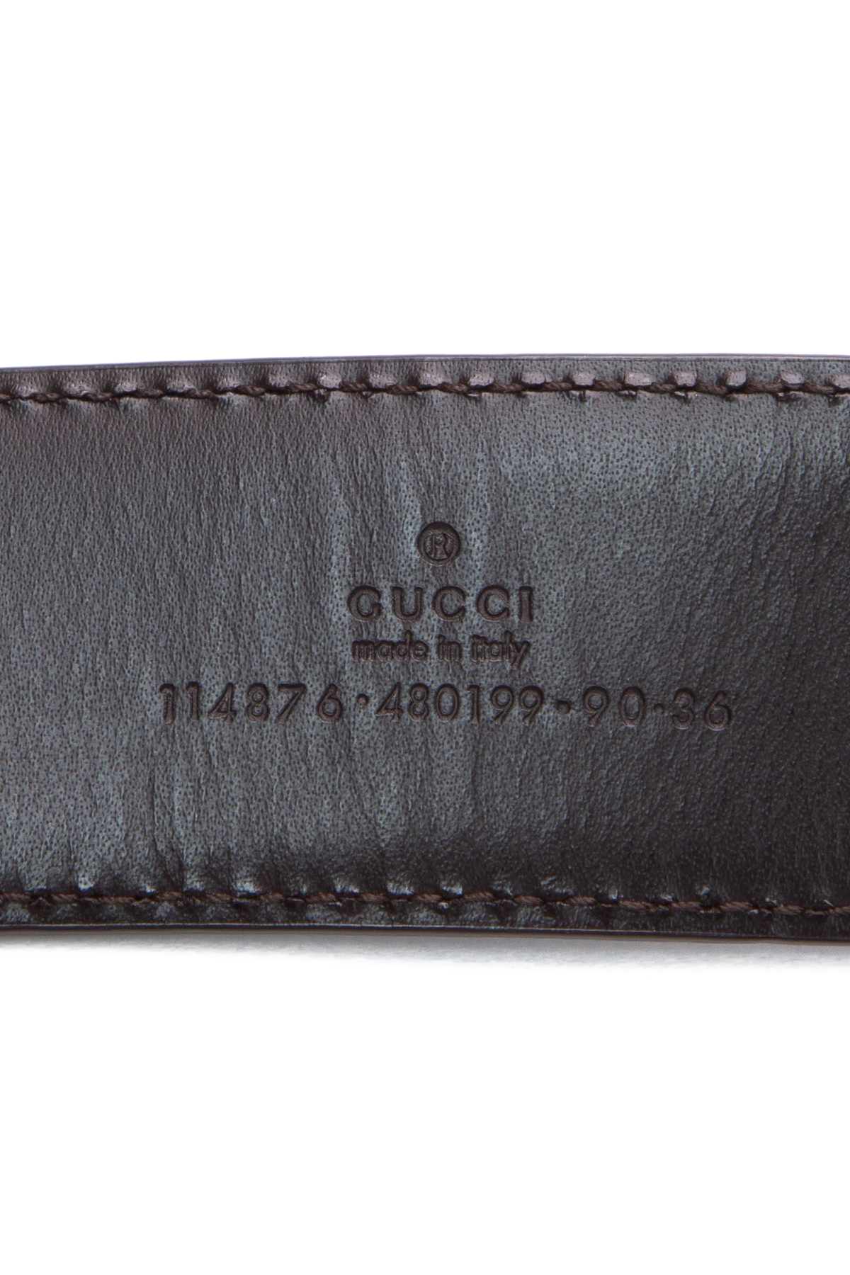 Gucci belt sales size 80 conversion
