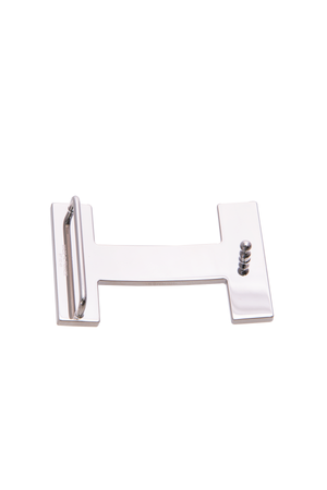 Hermes Silver Quizzip Buckle
