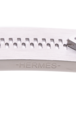 Hermes Silver Quizzip Buckle