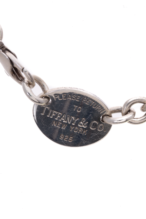 Tiffany & Co. Return to Tiffany Oval Tag Necklace