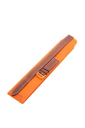  Hermes Brown Double Wrap Watch Band