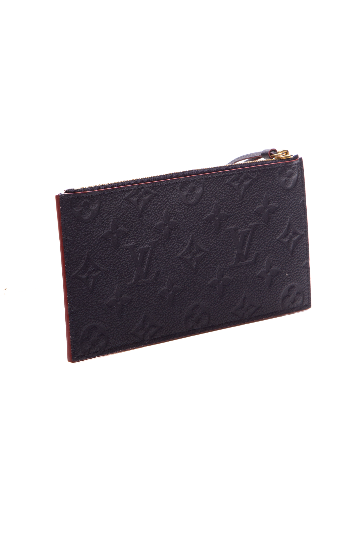 LOUIS VUITTON Leather Insert Wallet for Felicie Black-US