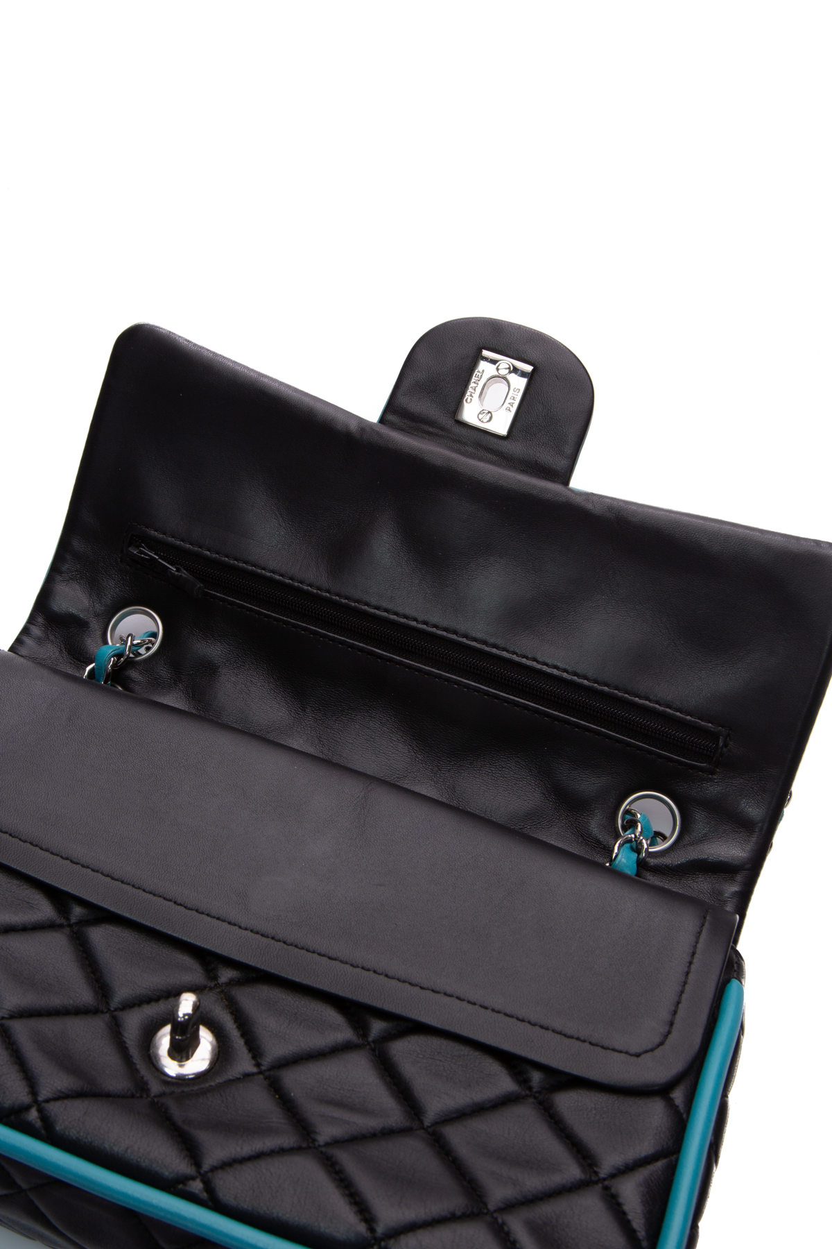 Chanel Bi-color Medium Double Flap Bag