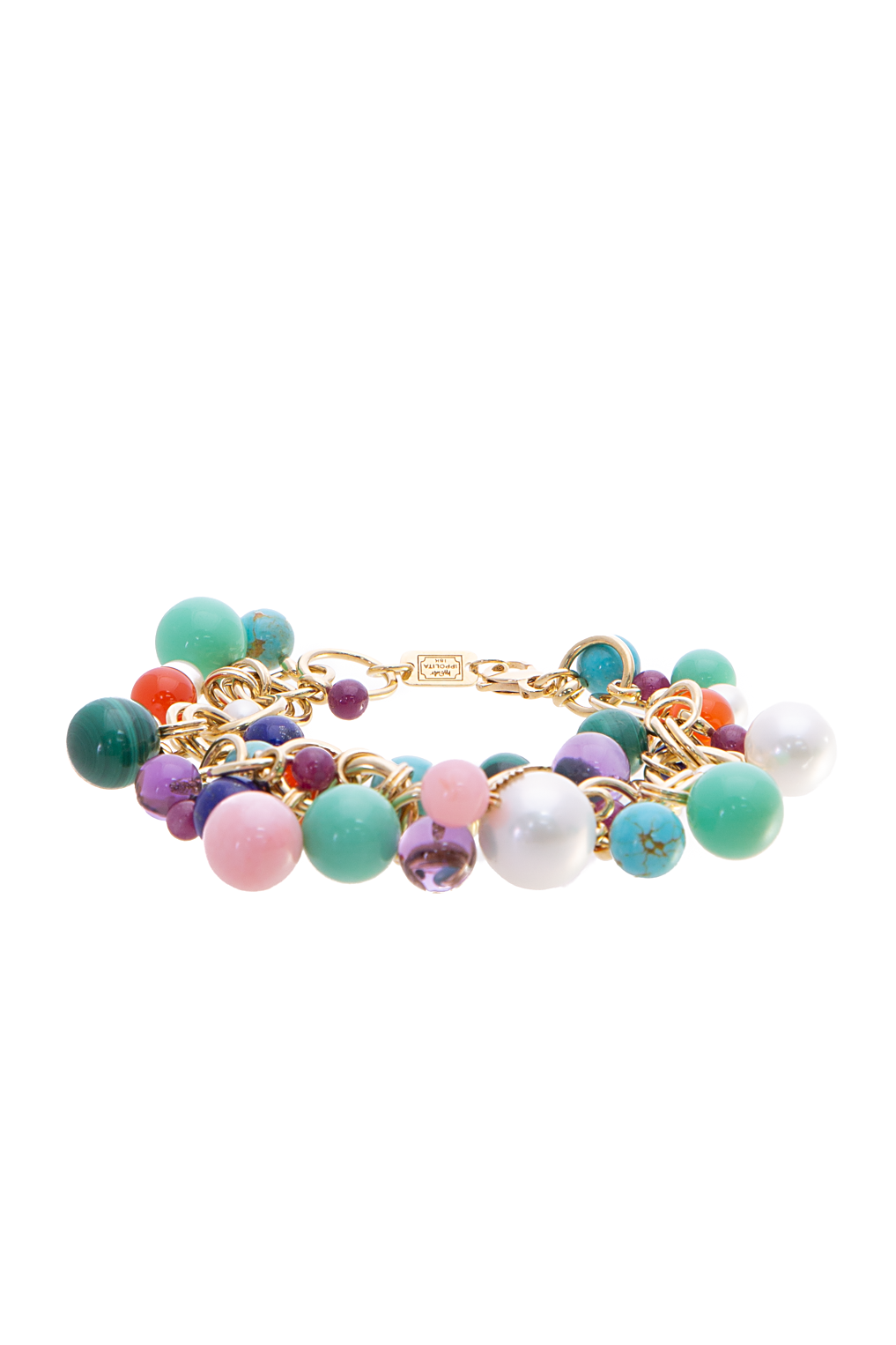 Ippolita Yellow Gold Nova Cluster Multistone Bracelet