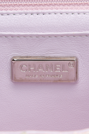 Chanel Beige Python Single Flap Bag